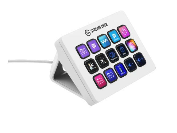 Elgato Stream Deck MK.2 White Productivity Controller
