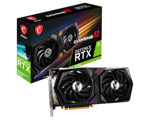 MSI Nvidia GeForce RTX 3060 VENTUS 2X 12G OC 192-Bit Graphics Card